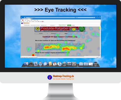 Eye Tracking unseres Heatmap Tracking Tools