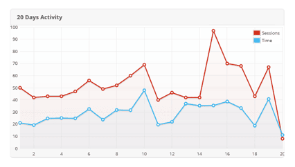 Website Besucher Analyse - Besucheraktivität